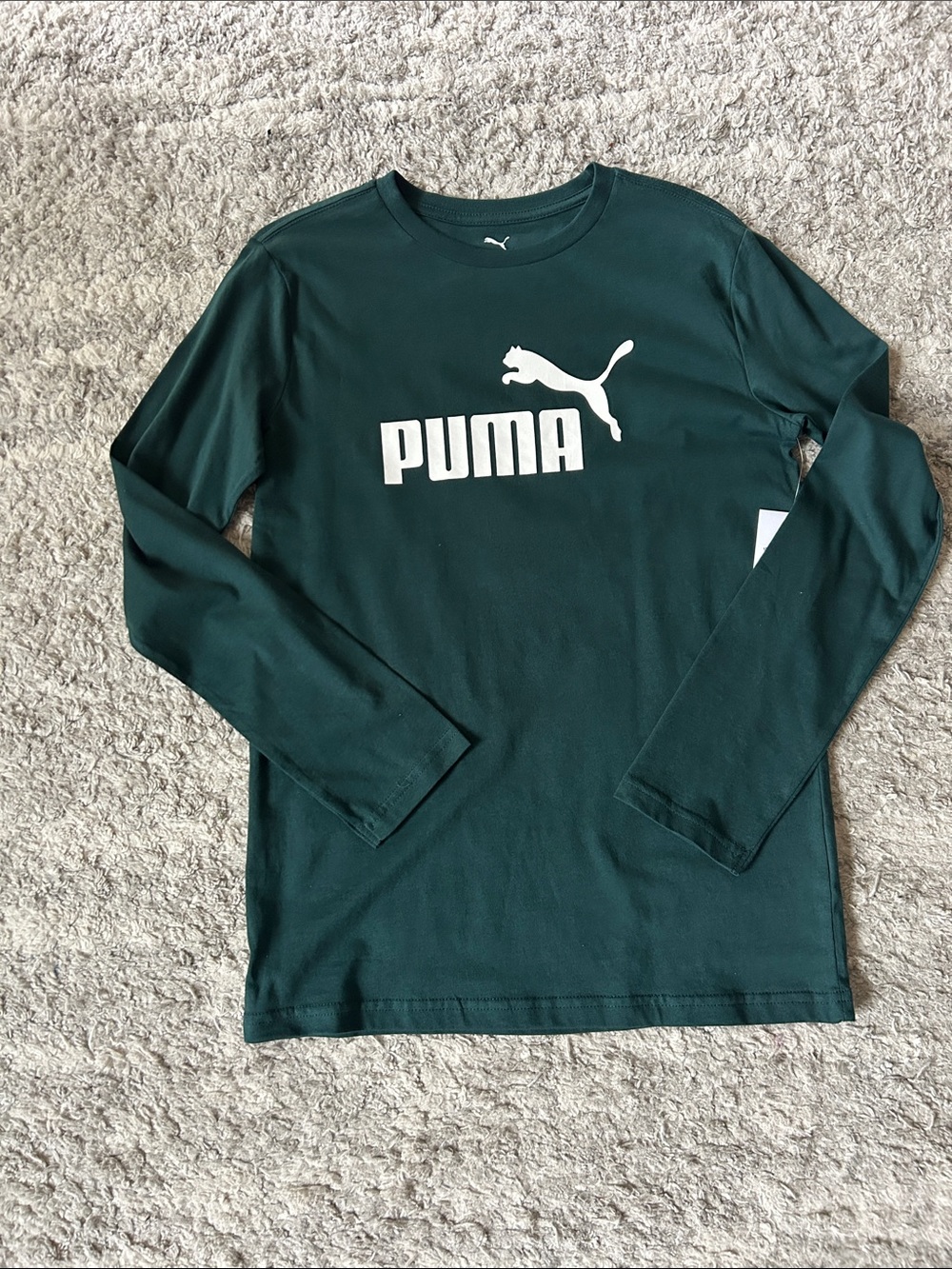 Puma YL Long-Sleeve Crewneck Shirt